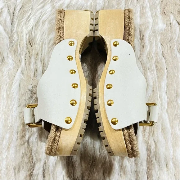 NEW! Chloé Off-White Joline Clogs